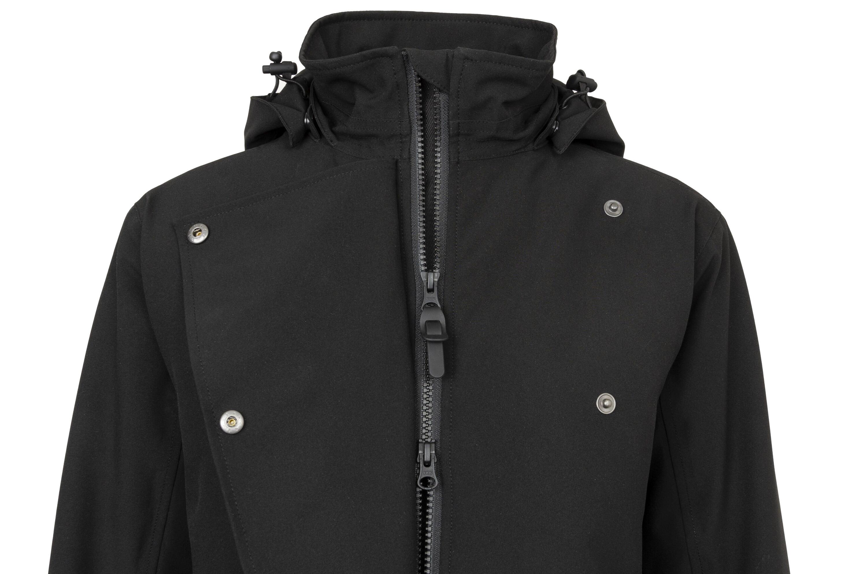 Trench Coat Puff Veste de pluie en hiver  Femme Black 3/6