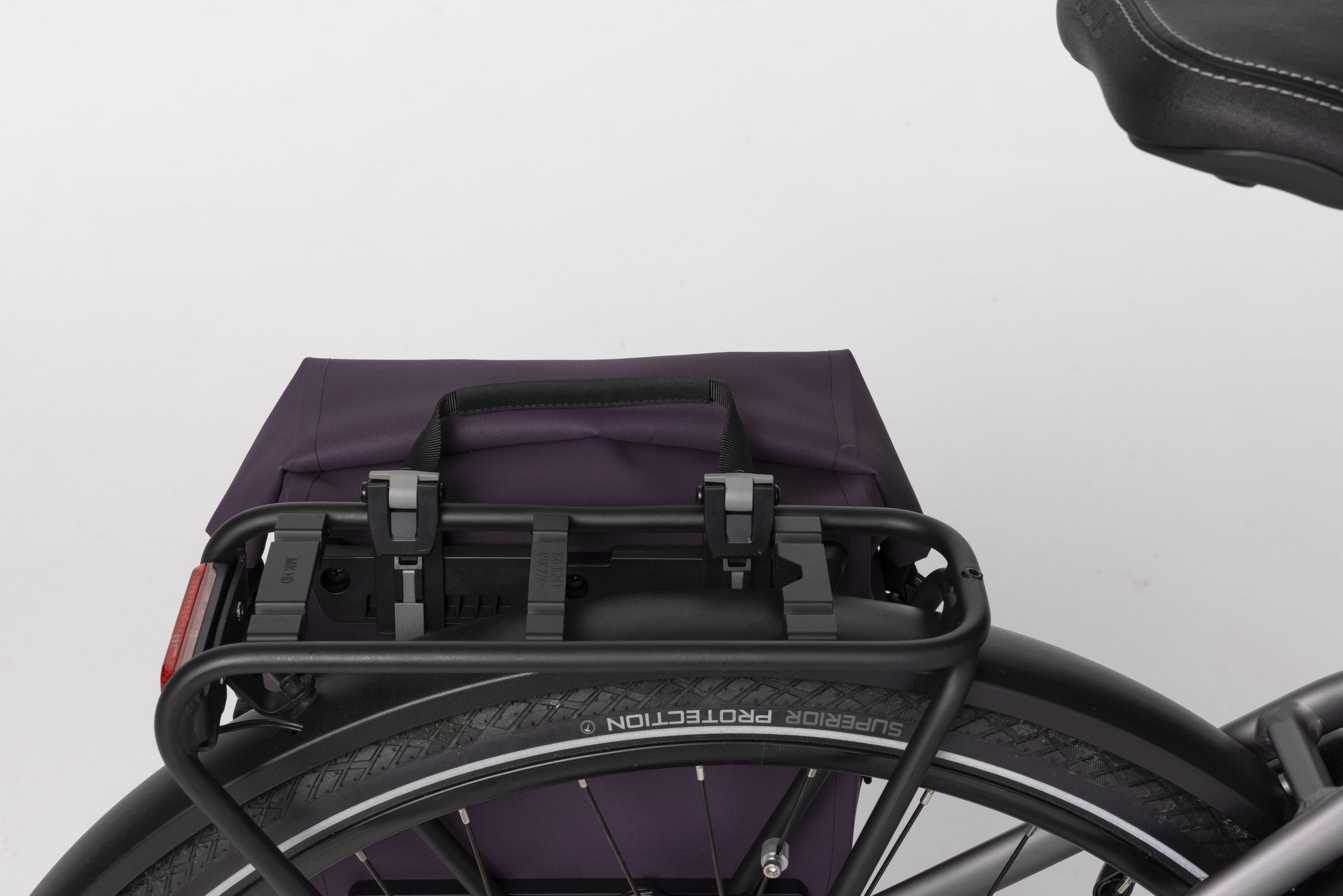 Clean Single Bike Bag Shelter Click'nGo Medium Royal Purple 3/7