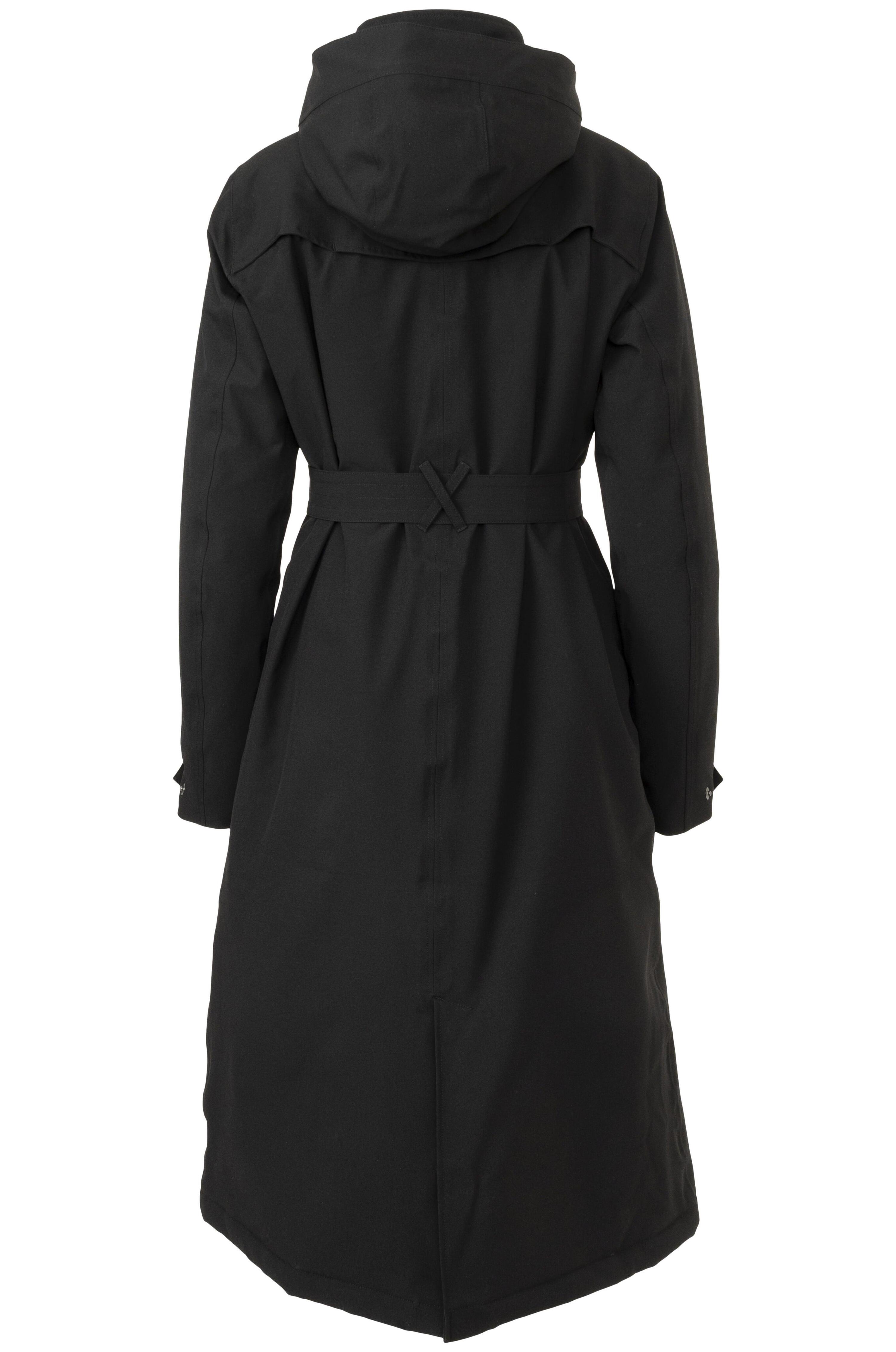 Trench Coat Puff Veste de pluie en hiver  Femme Black 5/6
