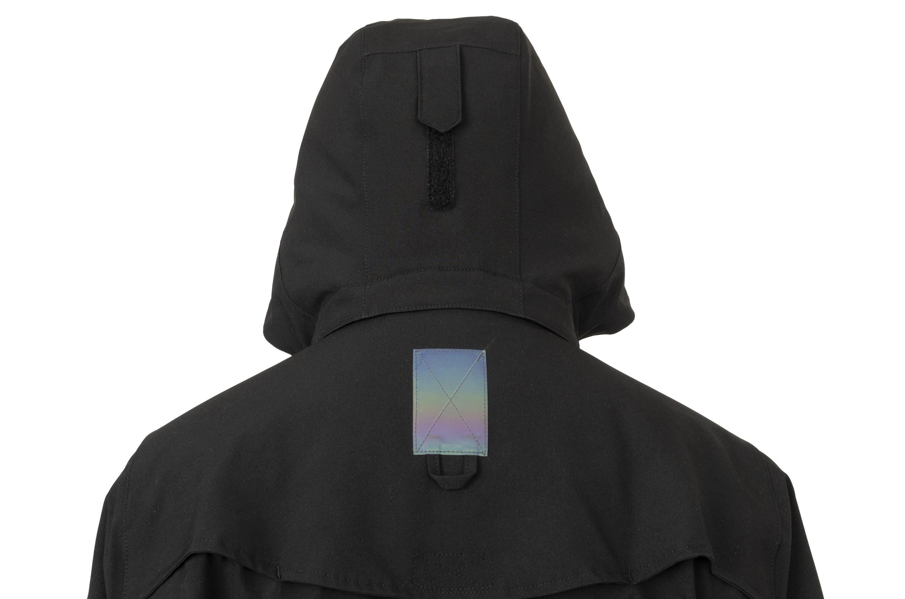 Trench Coat Puff Veste de pluie en hiver  Femme Black 4/6