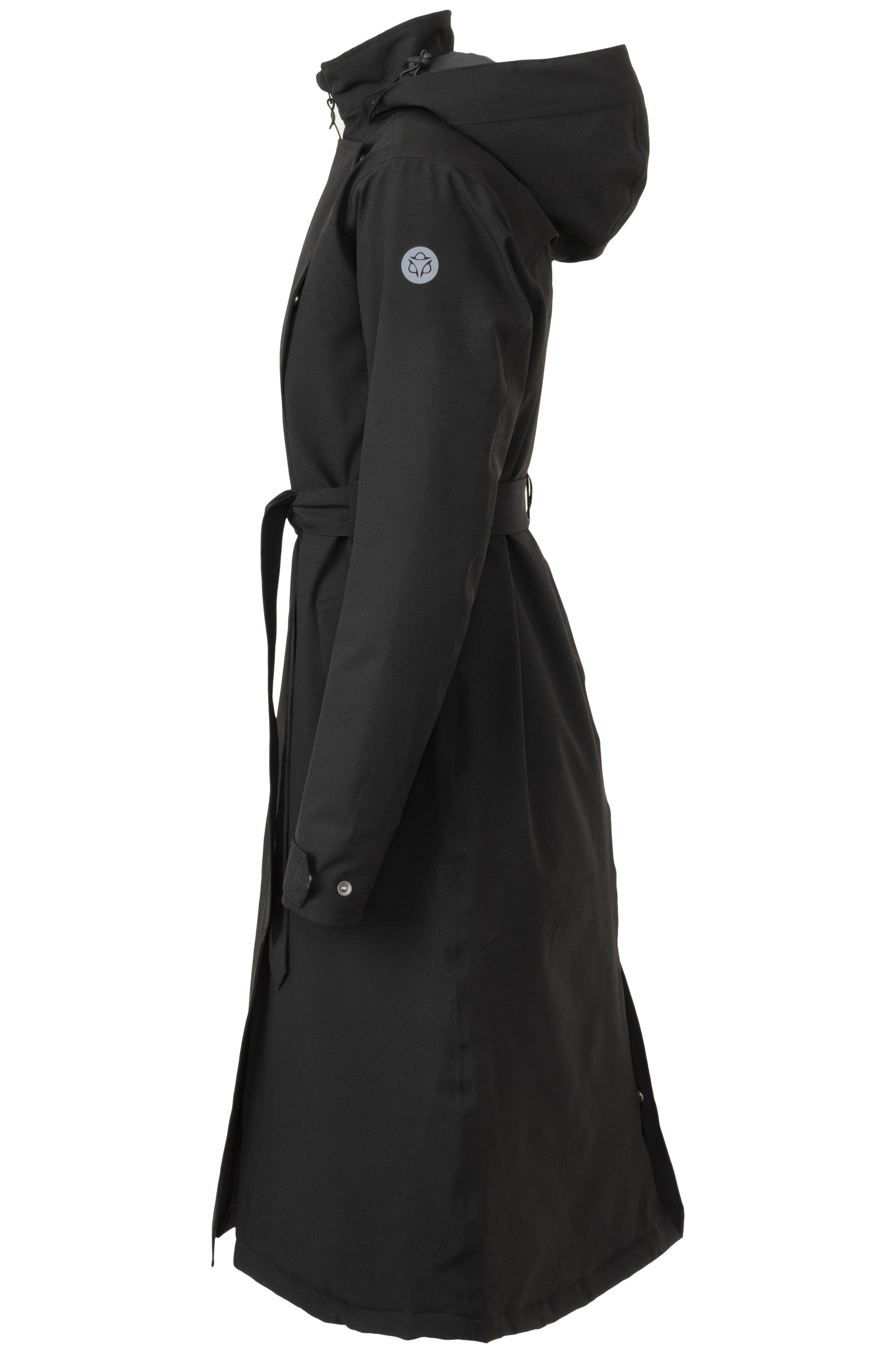 Trench Coat Puff Veste de pluie en hiver  Femme Black 6/6