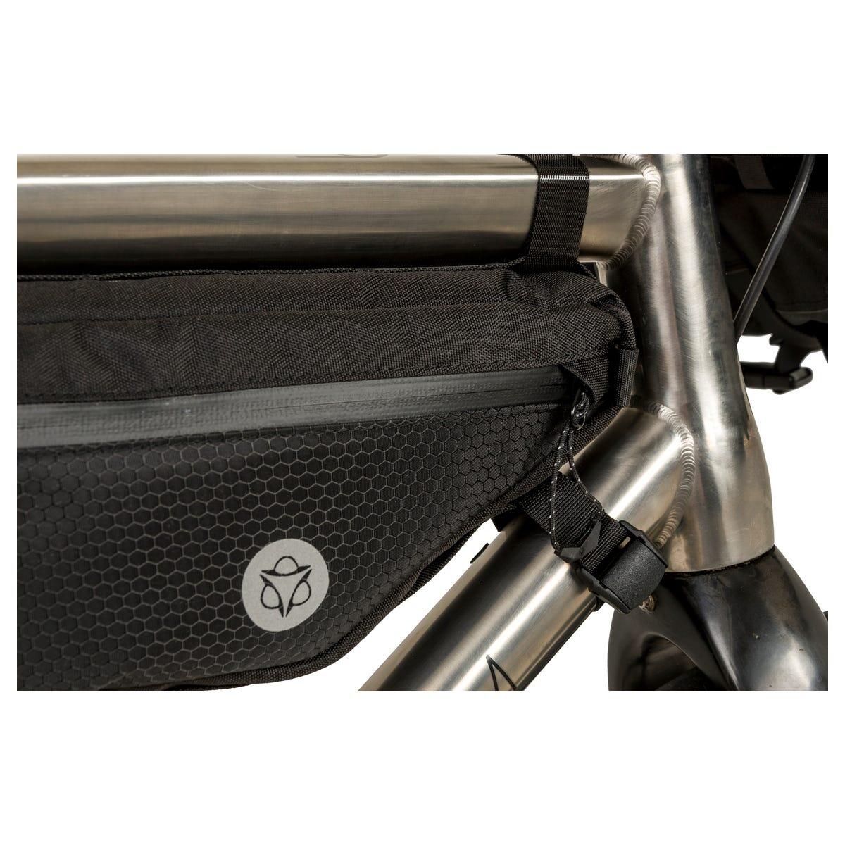 Bolsa de quadro Venture impermeável com refletor 3M preta 4/7