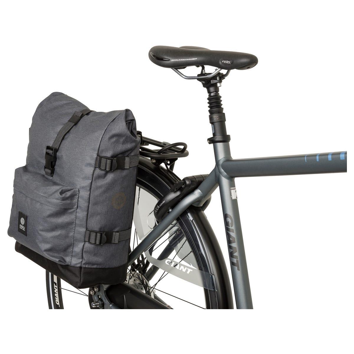 H2O Roll-Top II Einzelne Fahrradtasche Urban Grey 4/7
