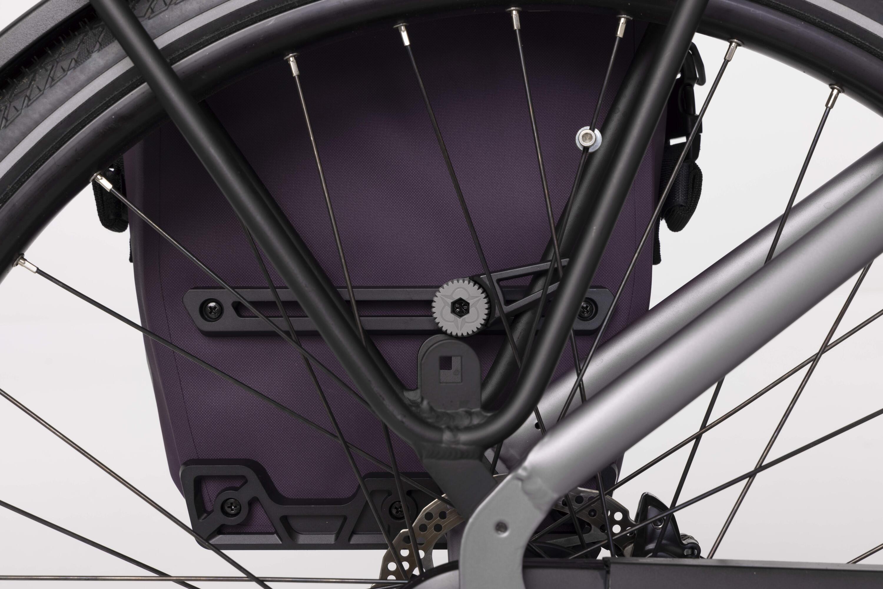 Clean Single Bike Bag Shelter Click'nGo Medium Royal Purple 4/7