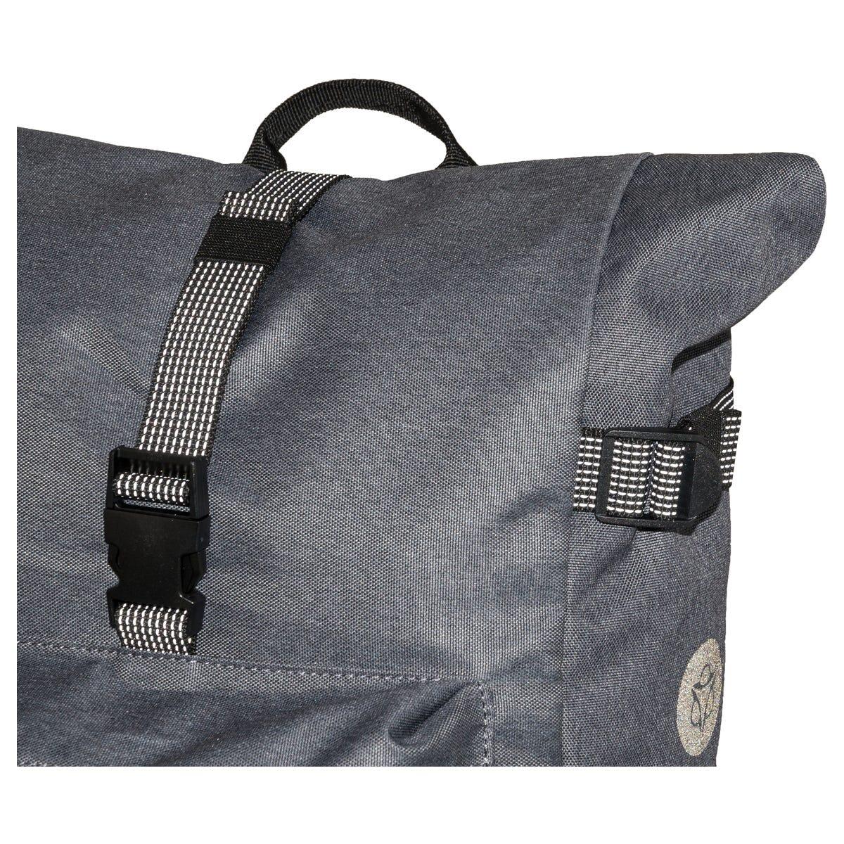 H2O Roll-Top II Einzelne Fahrradtasche Urban Grey 6/7