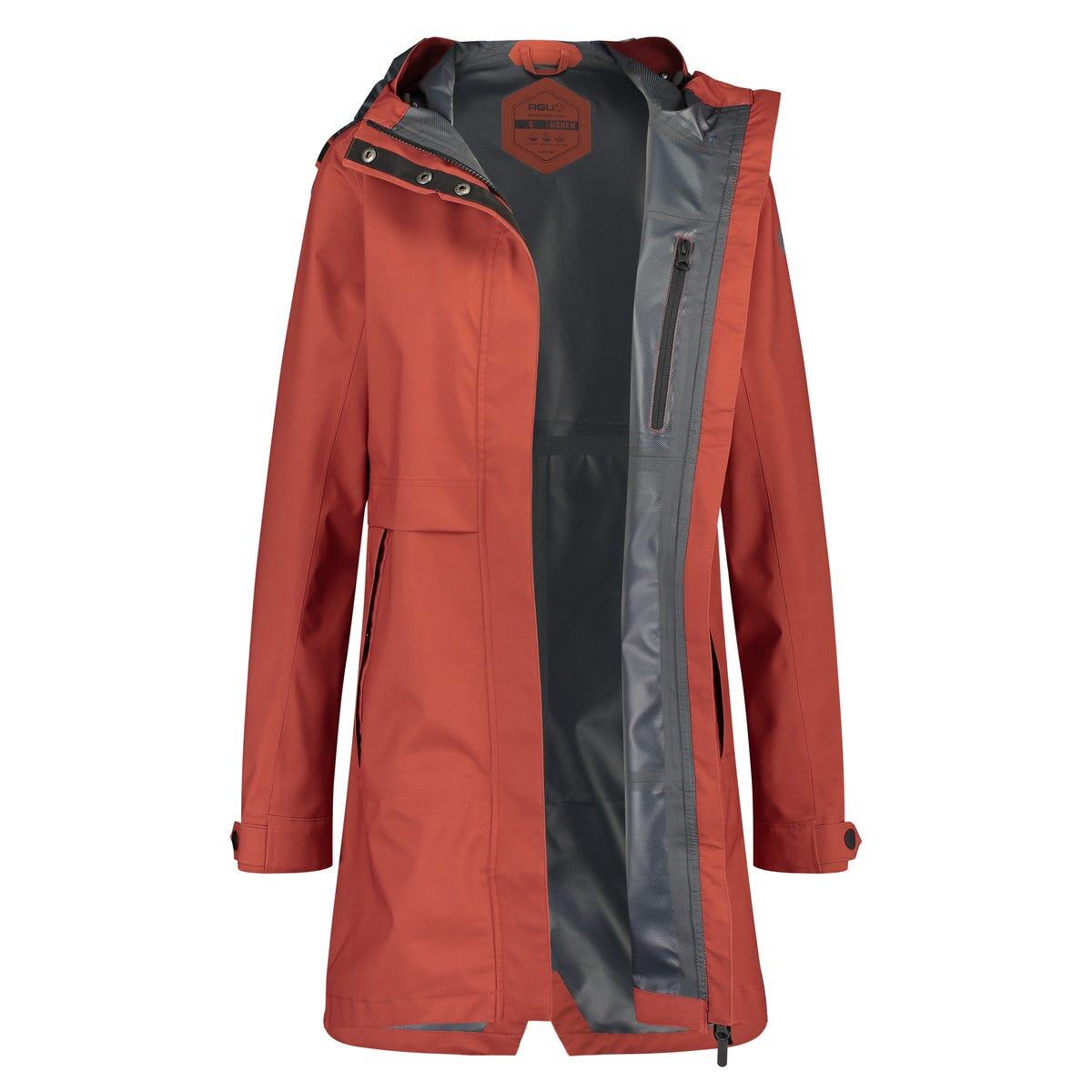 Parka Giacca antipioggia Urban Outdoor Donne Cinnabar 4/7