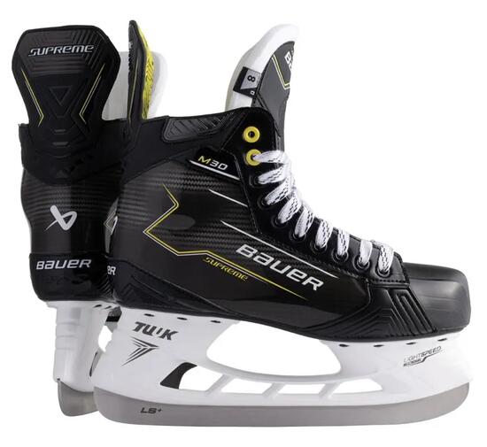 PATIN DE HOCKEY BAUER SUPREME M30 ADULTE PIED LARGE