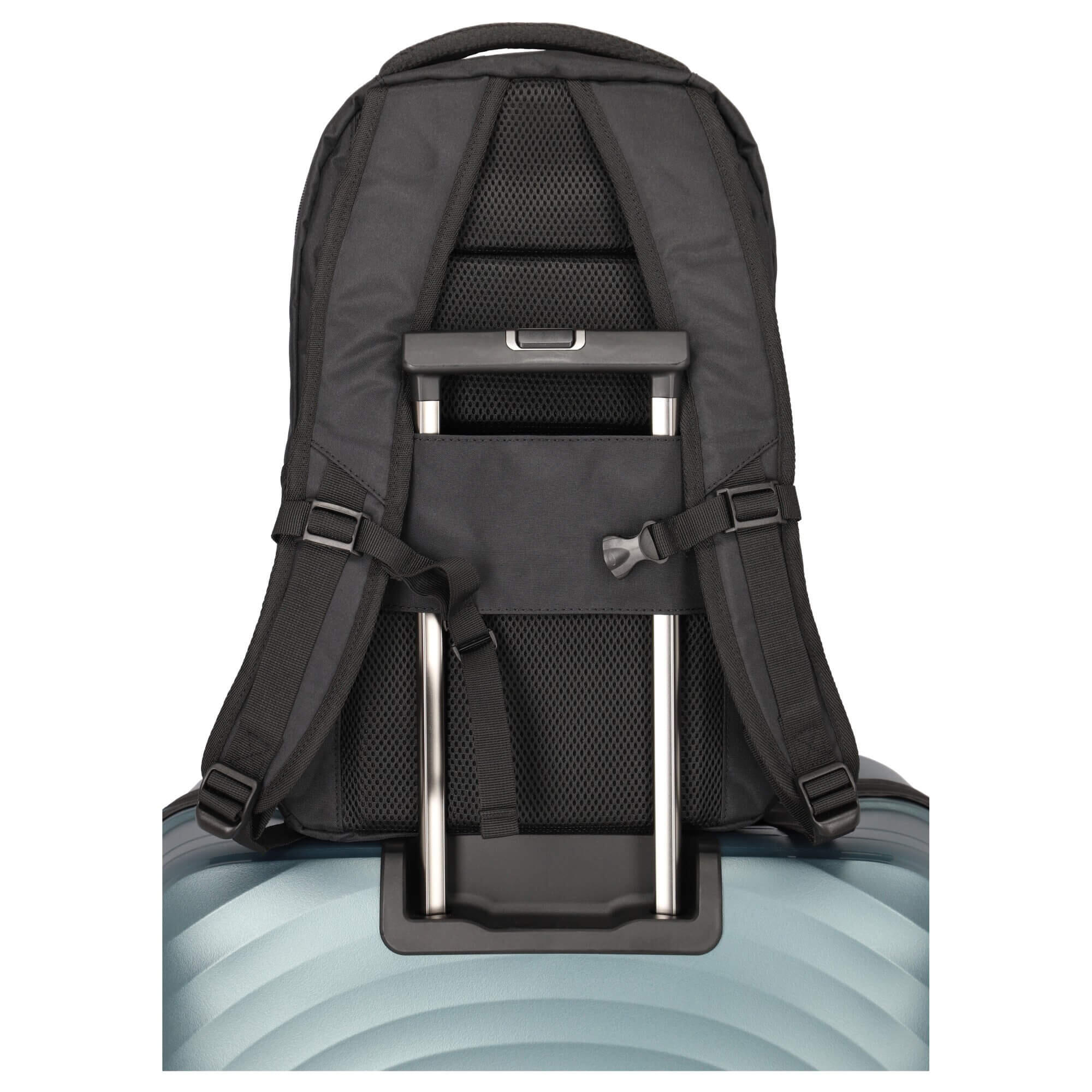 BASICS Rucksack Melange, Schwarz 6/6