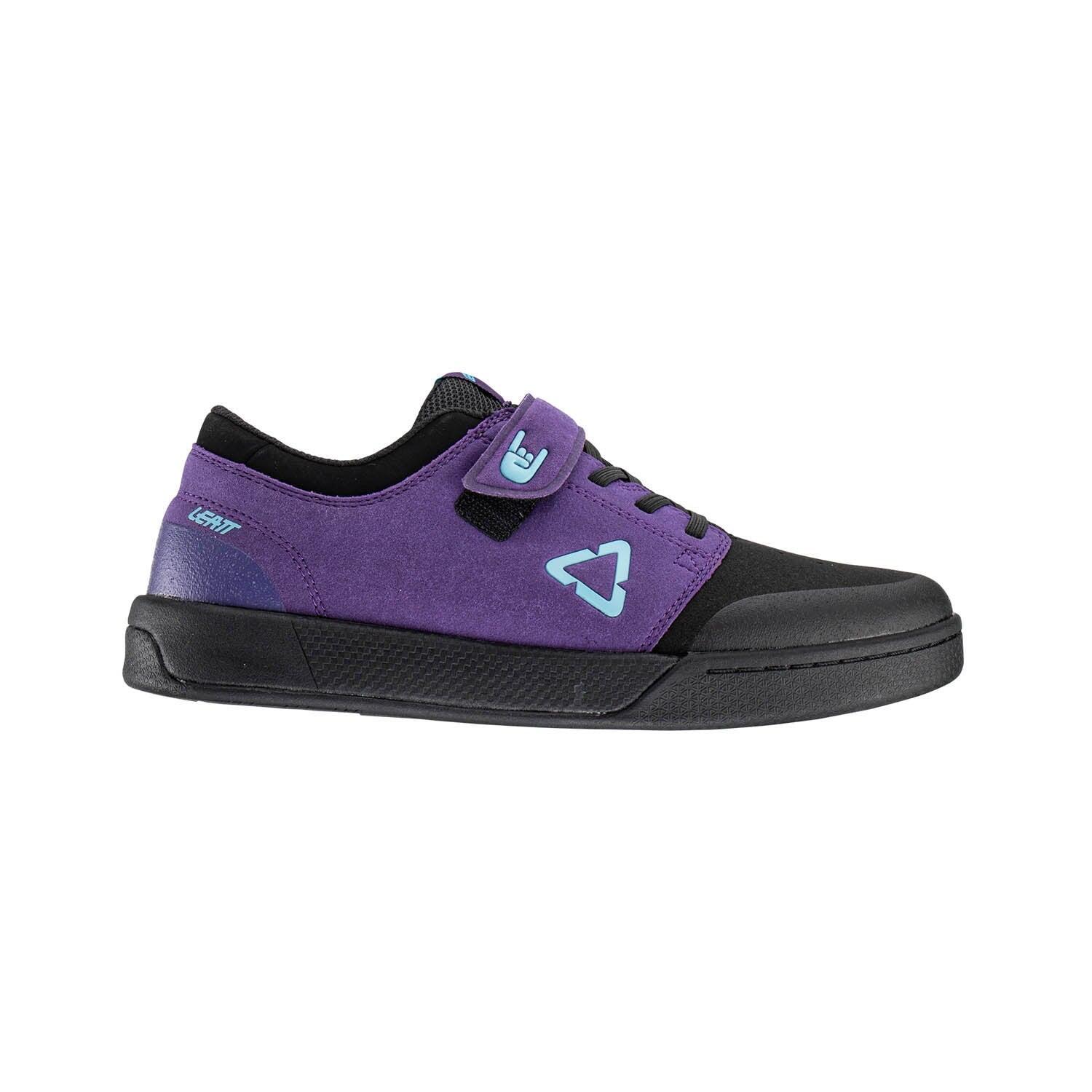 Chaussures de cyclisme garçon MTB 2.0 plates violettes 7/7