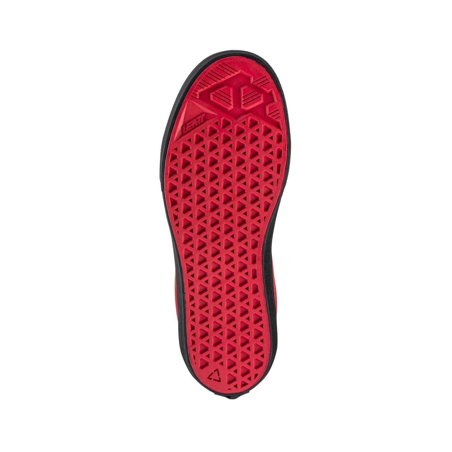 Chaussures Leatt 1.0 Flat Lava Rouge 7/7