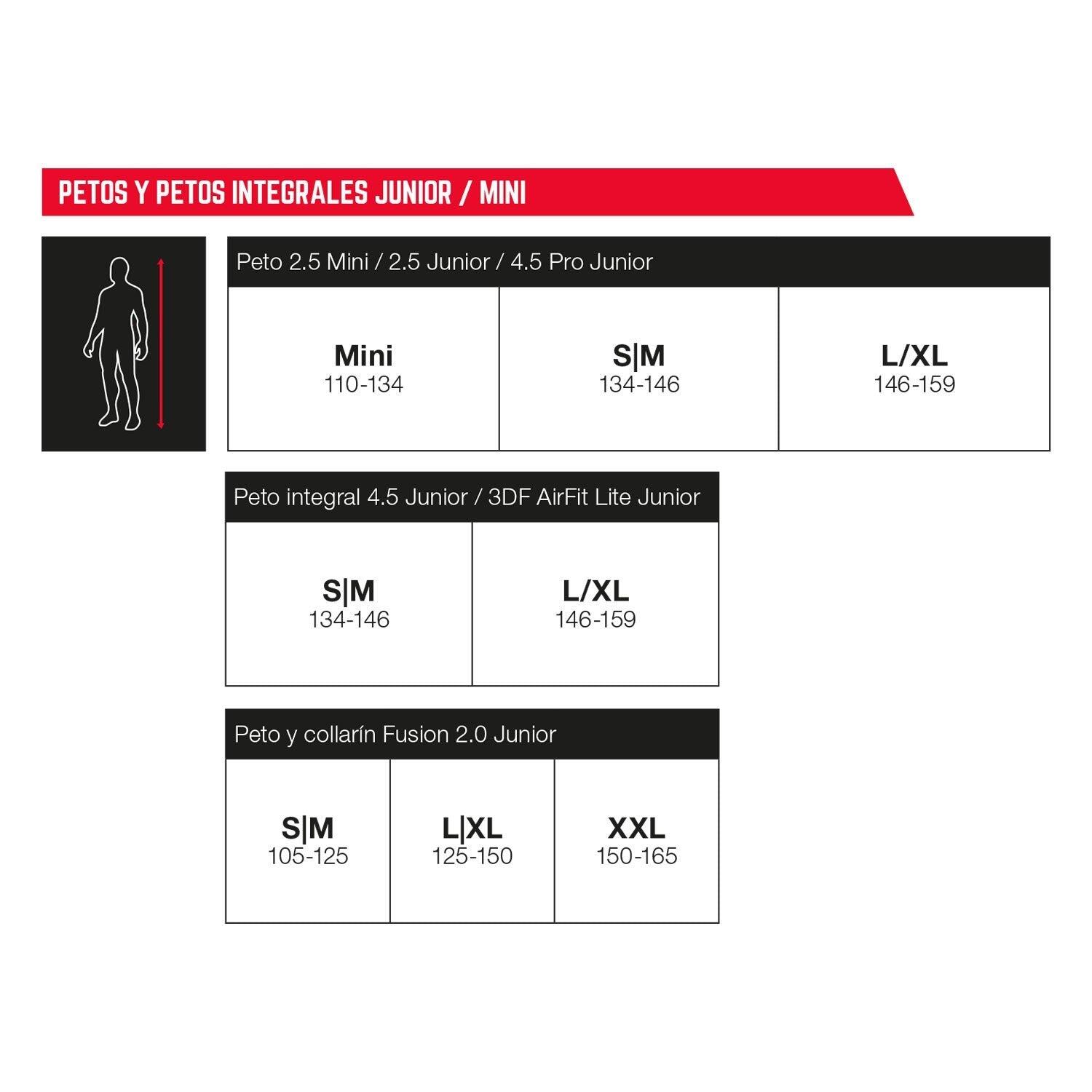 3DF Aifit lite Evo Jr Body Protector 6/7