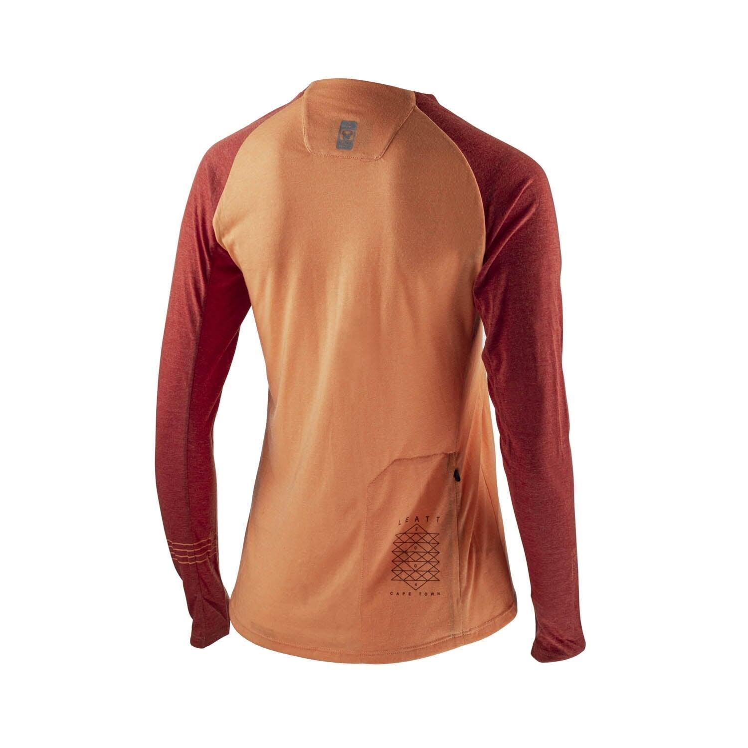 Camiseta de ciclismo para mujer MTB 3.0 Gravity naranja 4/8
