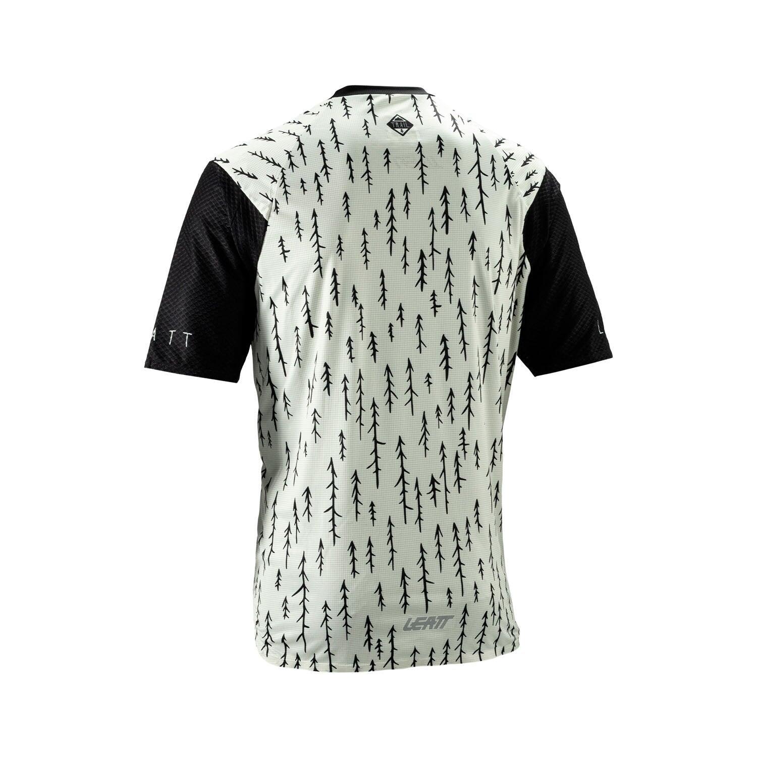 Camisola de manga curta Leatt Trail 3.0 para homem Branco 5/8