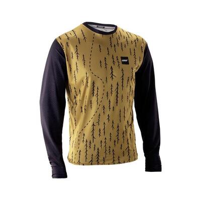 Leatt mtb trail 3.0 shirt met lange mouwen trails brown