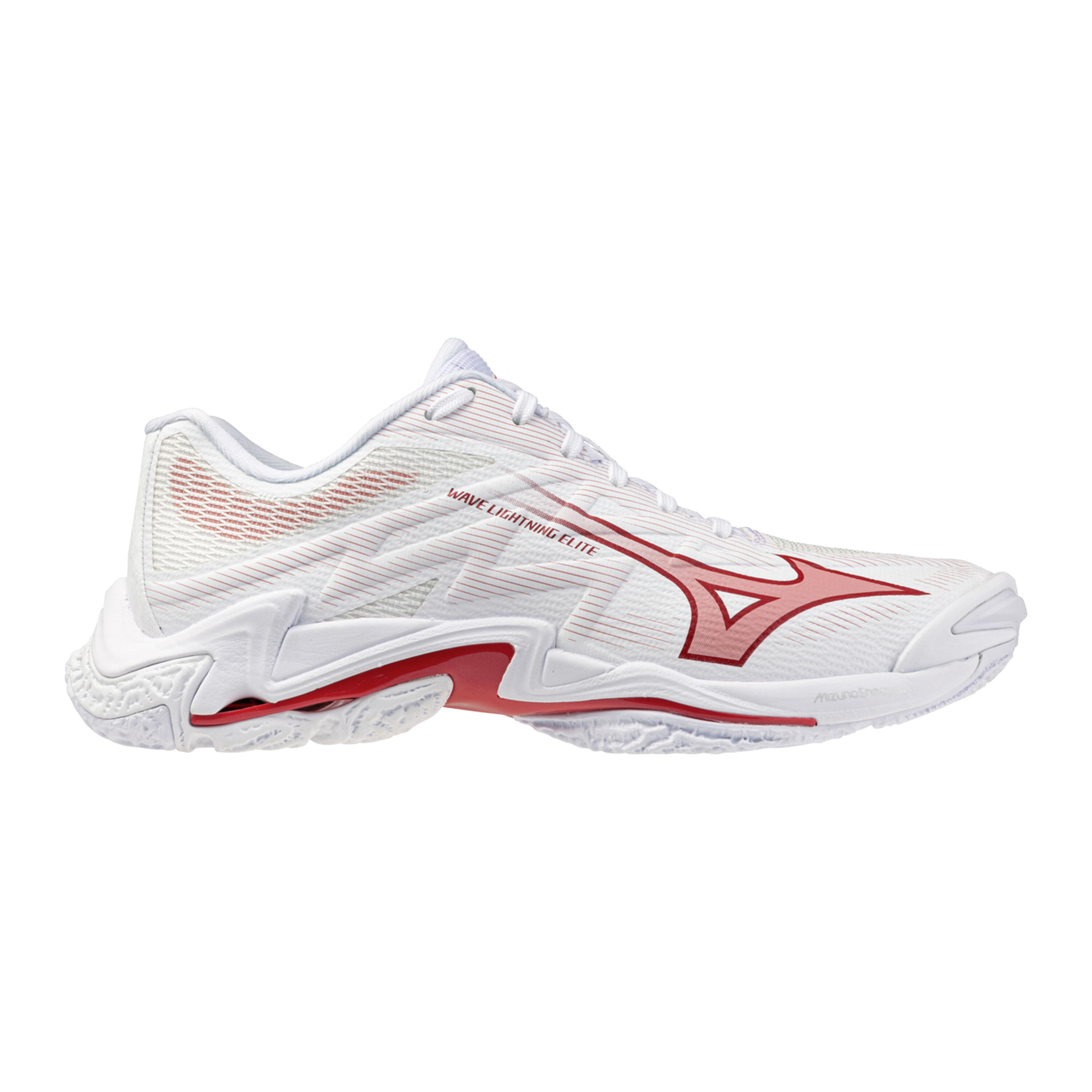 Mizuno - Chaussures De Volleyball Femme Mizuno Wave Lightning Elite - Chaussures De Sport - Blanc - Decathlon