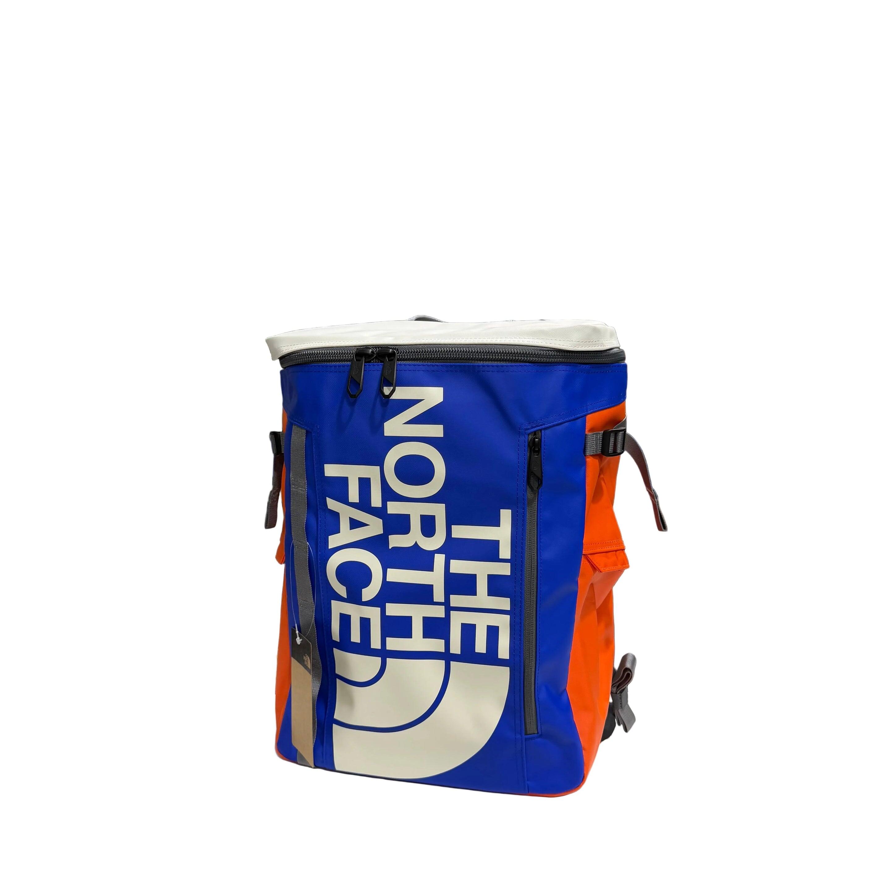 The North Face Fusebox Backpack -TNF Orange/ TNF Blue