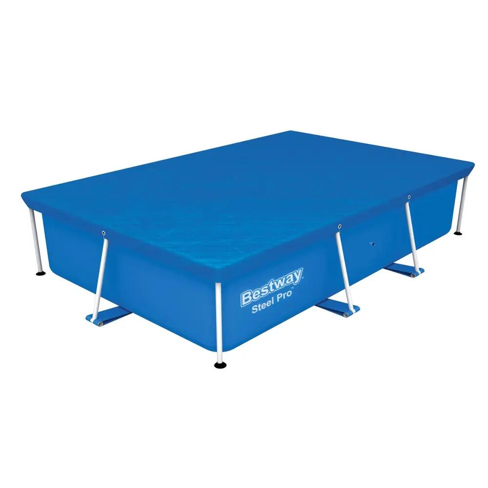 Bestway Pool Cover 264x174cm Rectangle Swimming Pool PE Shelter Fits