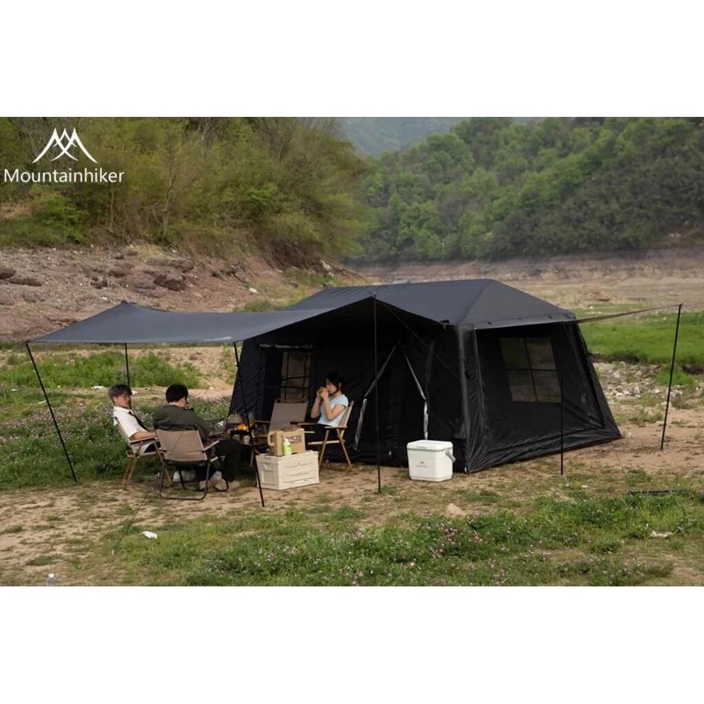 Adventure Ridge Inflatable Tent ⛺️Ridge Tent: Mountainhiker Air11 Inflatable Pole Tent - Black