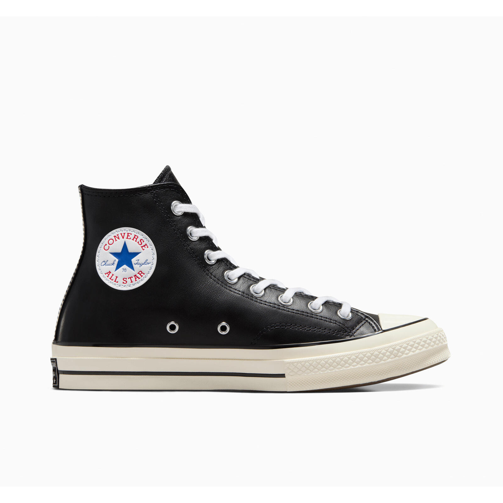 Zapatillas Converse Chuck 70 Leather, Negro, Unisexo 5/5