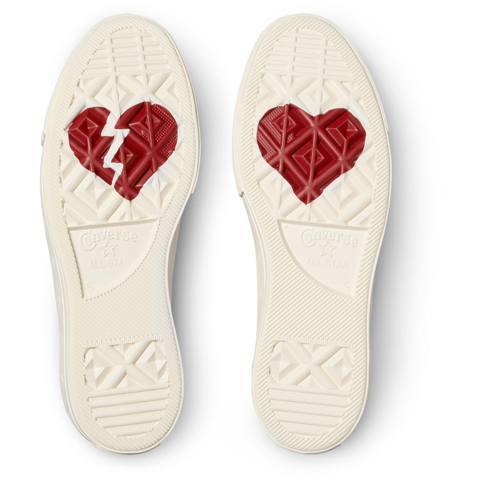 Baskets Converse Chuck Taylor As Lift, Rouge, Unisexe 5/5