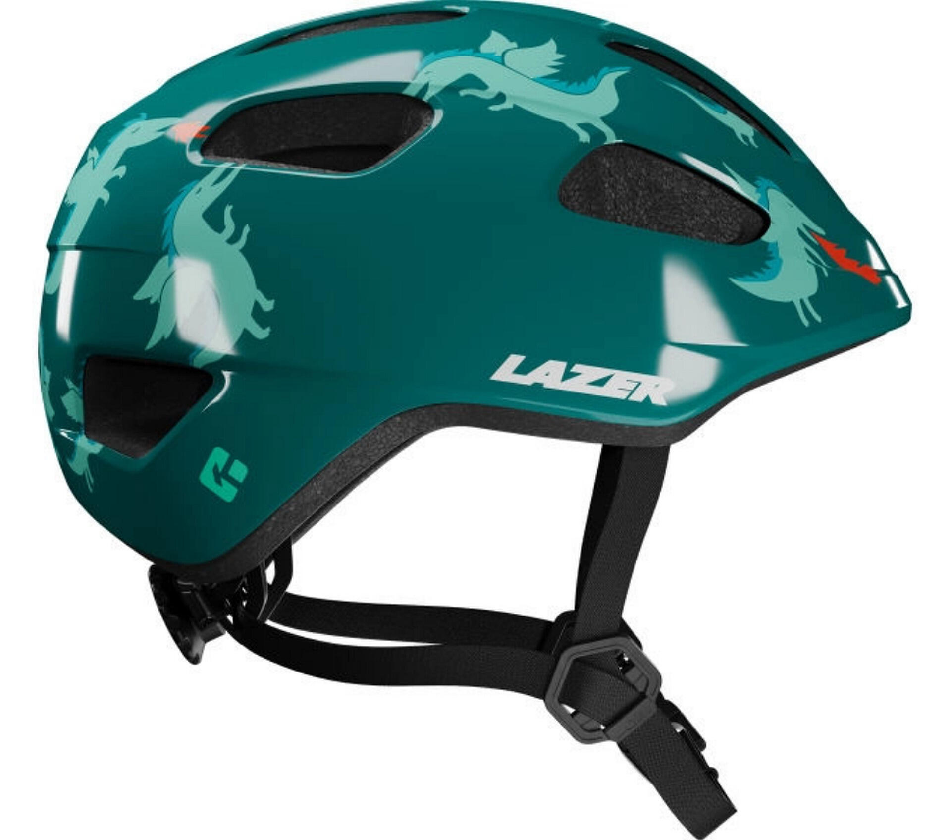 Dziecięcy kask rowerowy Nutz 2.0 KinetiCore, Dragons