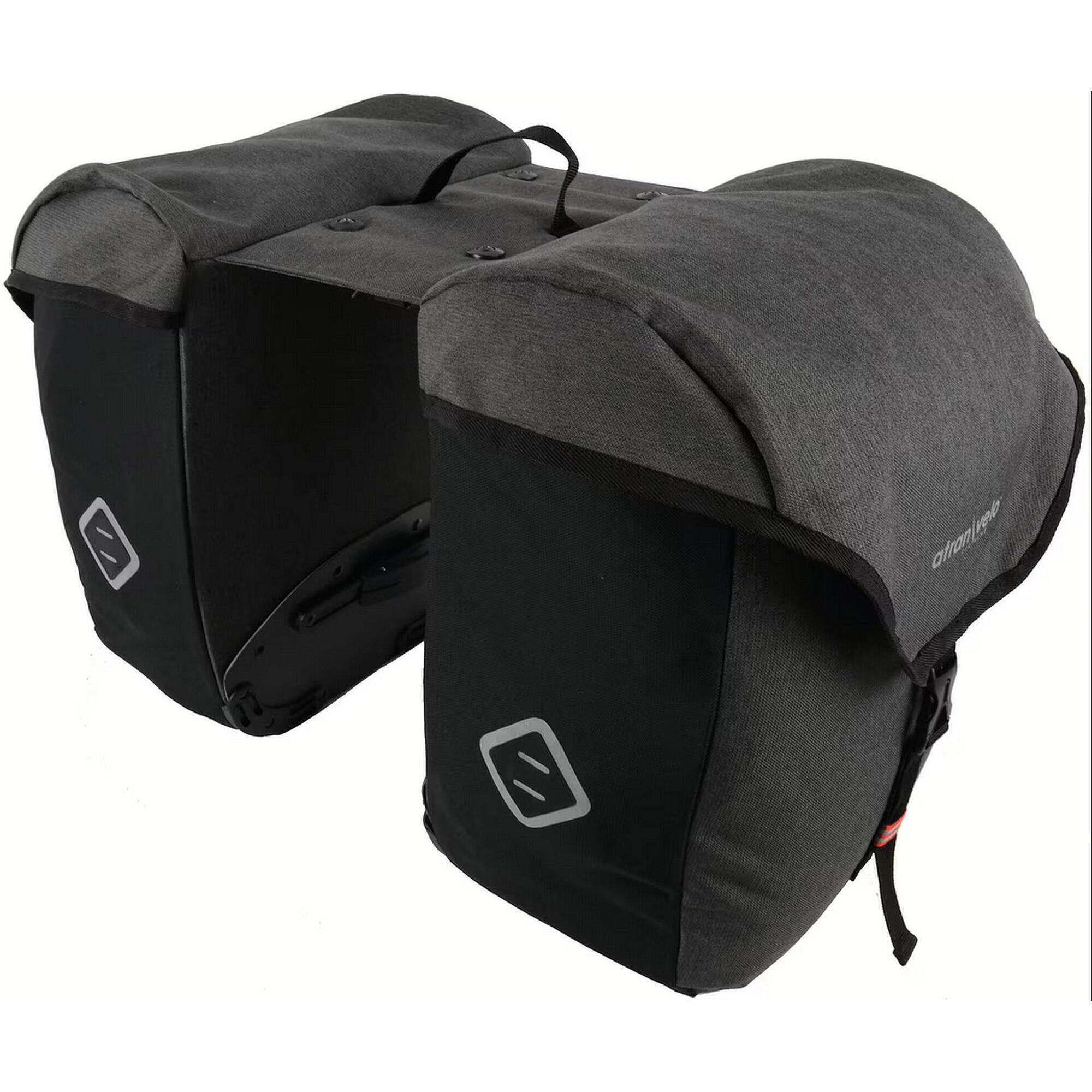 Atran Velo - Sacoche De Vélo « Zap Avs », Noir/gris - Sacoche Vélo - Gris|noir - Decathlon