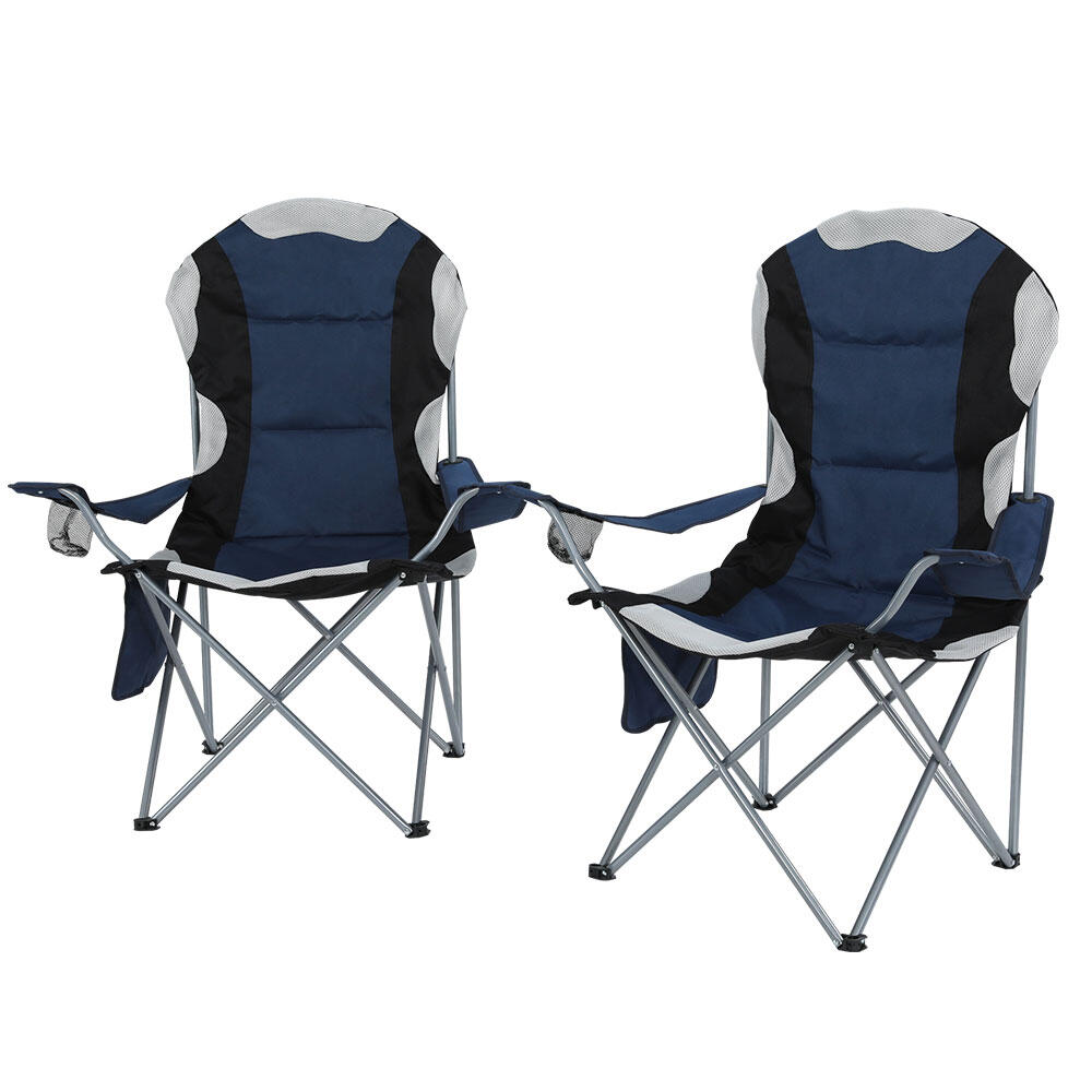 Weisshorn Camping Folding Chair Portable Outdoor Hiking Fishing Picnic 2pcs