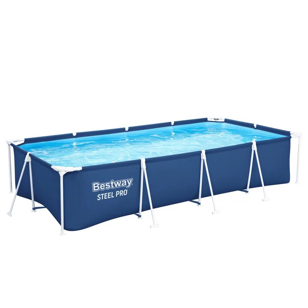 Bestway Swimming Pool 400x211x81cm Steel Frame w/ Filter Pump 5700L