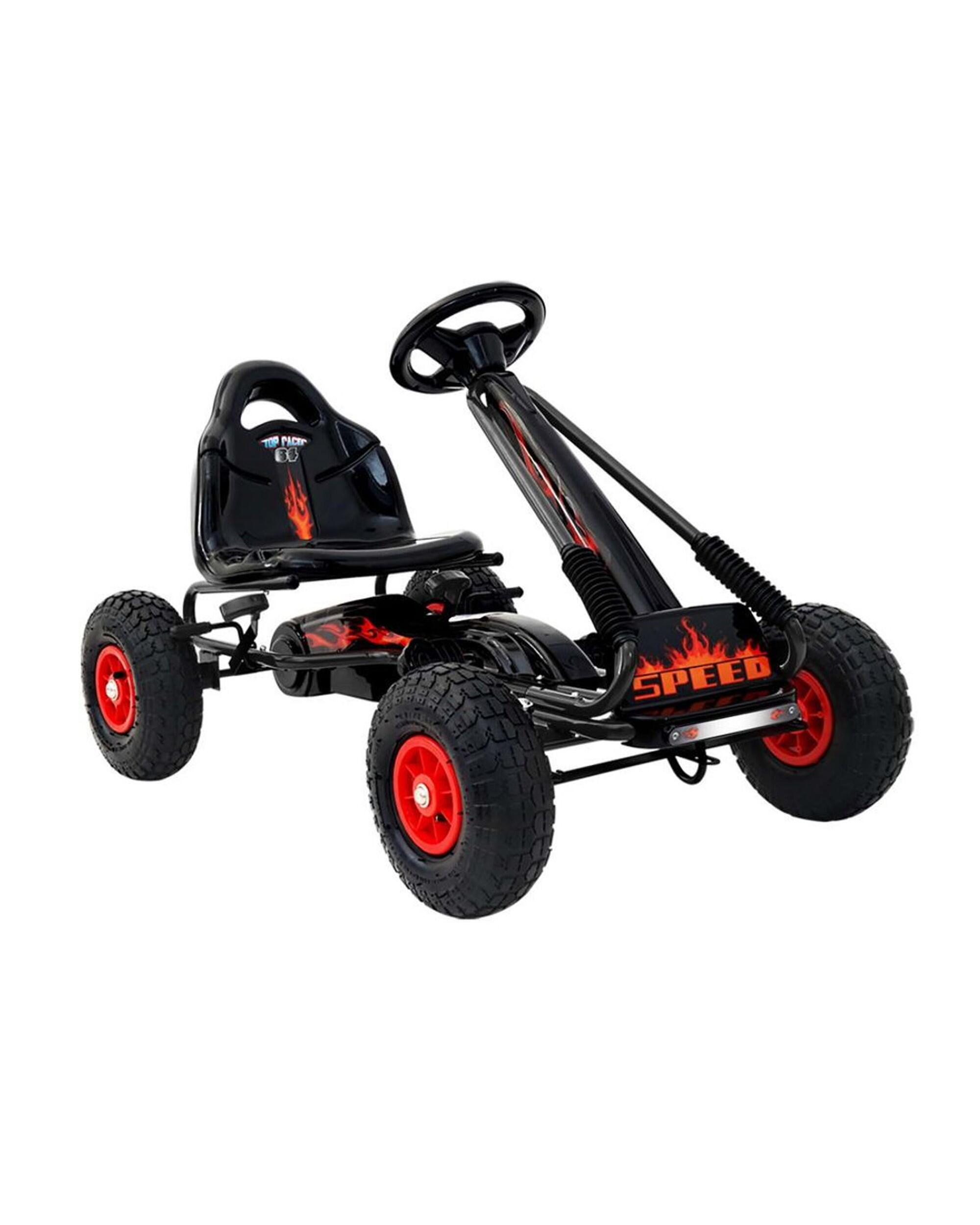 Rigo Kids Pedal Go Kart Ride On Toys Racing Car Rubber Tyre