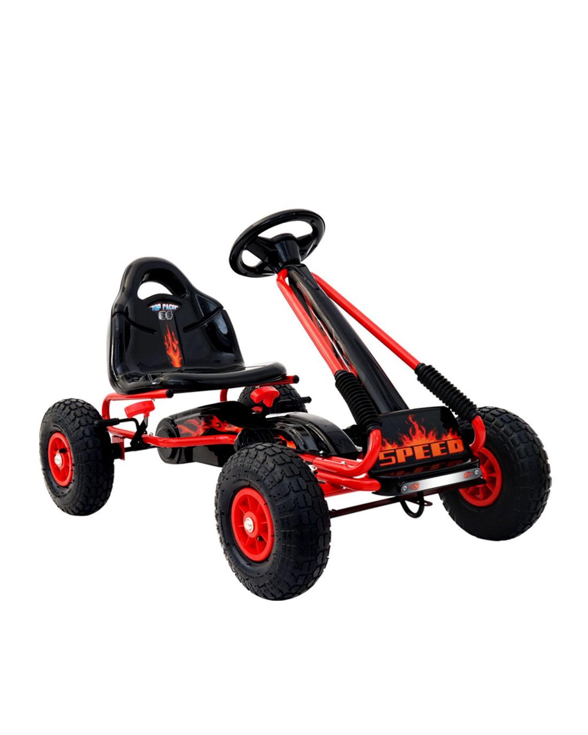 Rigo Kids Pedal Go Kart Ride On Toys Racing Car Rubber Tyre