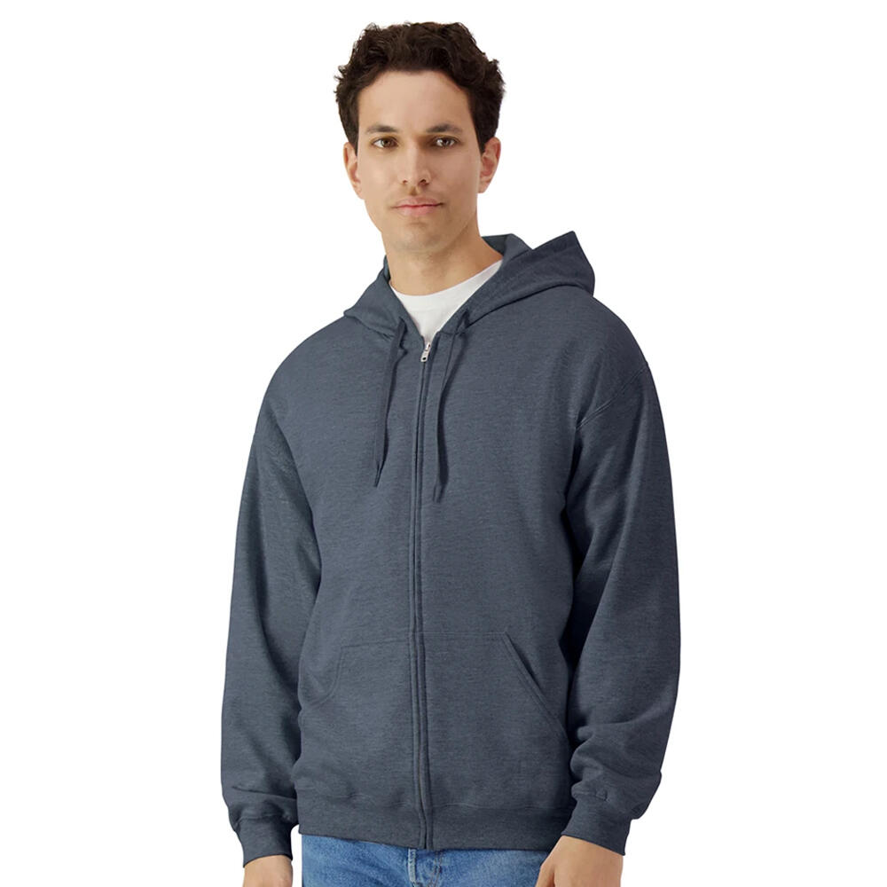 Gildan Unisex Adult Softstyle Midweight Full Zip Hoodie