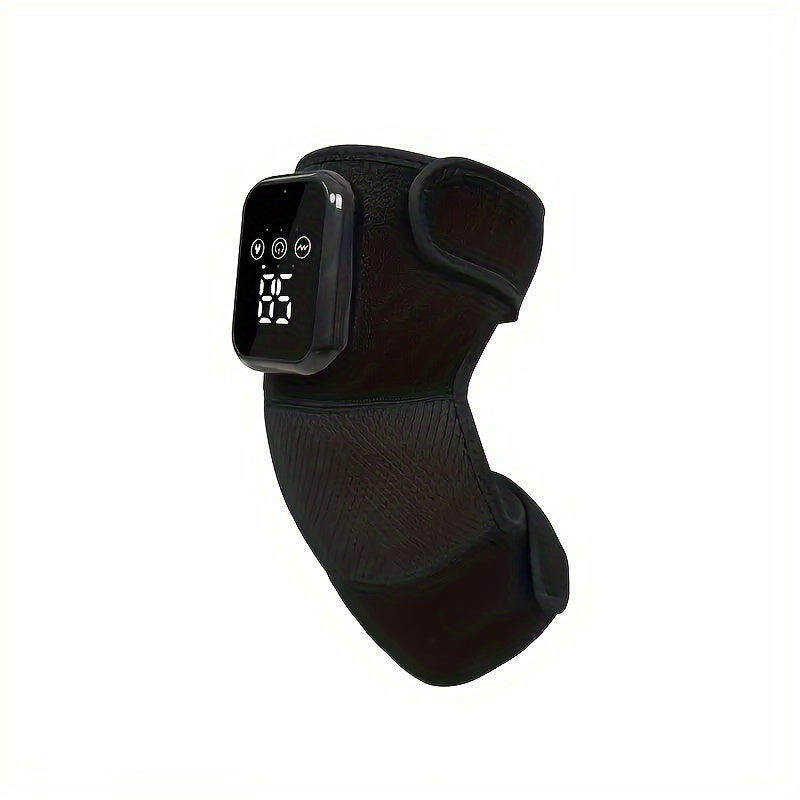 NNETM 3-in-1 Wireless Heated Knee & Elbow Massager with Vibration(Black)