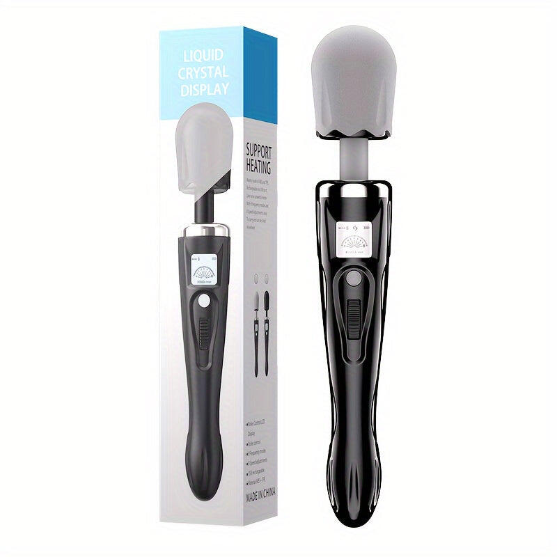 NNETM Deluxe Massage Stick â€“ Professional Handheld Massager(Black + Gray)
