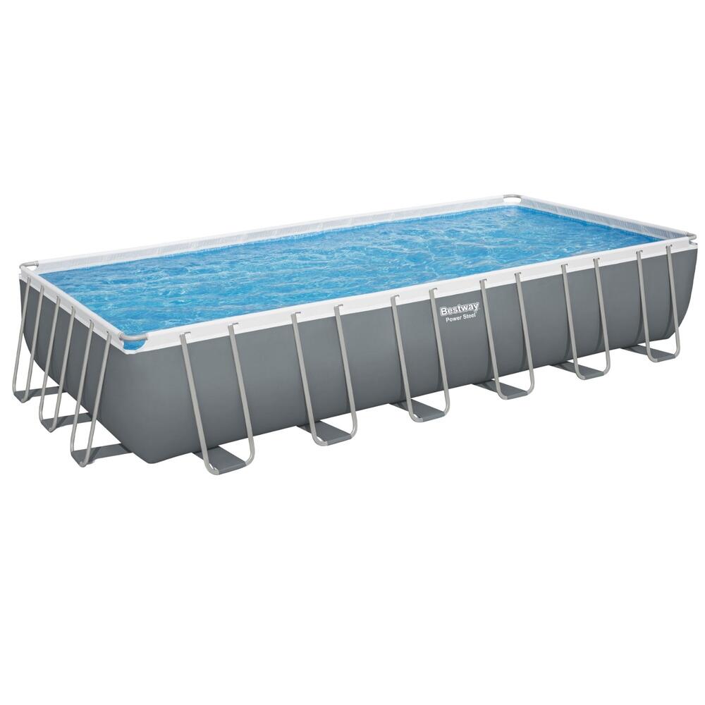 Bestway Swimming Pool 732x366x132cm Steel Frame Ladder 30045L