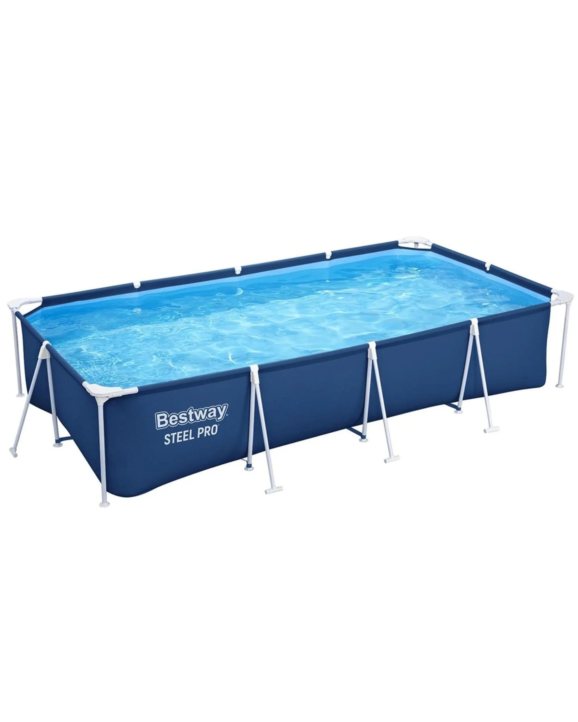 Bestway Swimming Pool 400x211x81cm Steel Frame 5700L