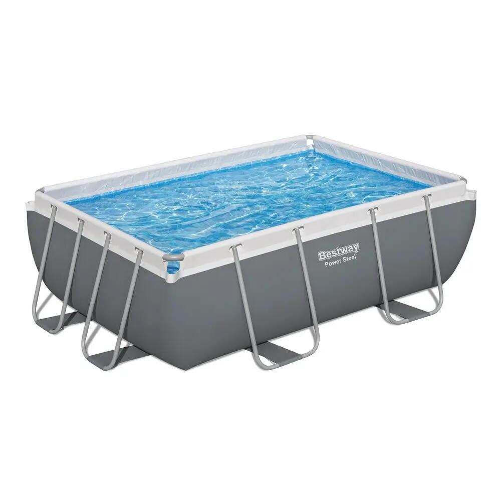 Bestway Swimming Pool 282x196x84cm Steel Frame Filter Pump 3662L