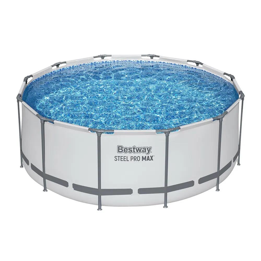 Bestway 366cm Swimming Pool Round Filter Pump Cover Ladder