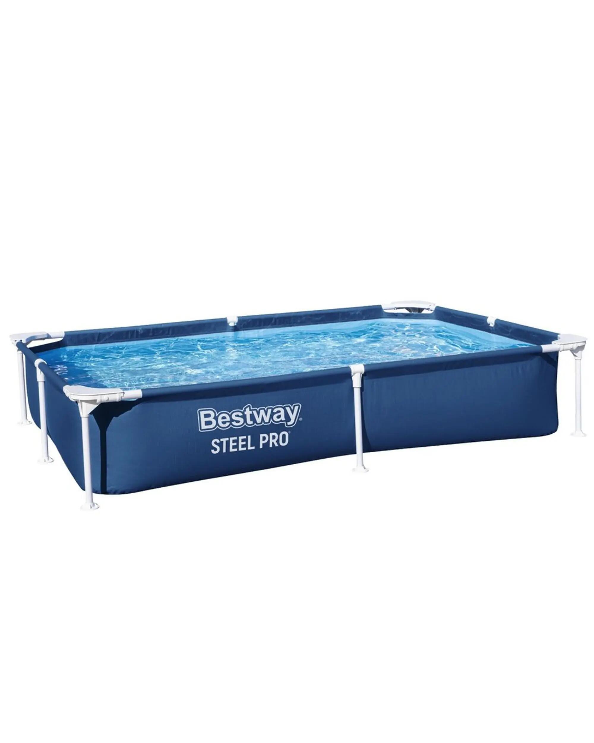 Bestway Swimming Pool 221x150x43cm Steel Frame 1200L
