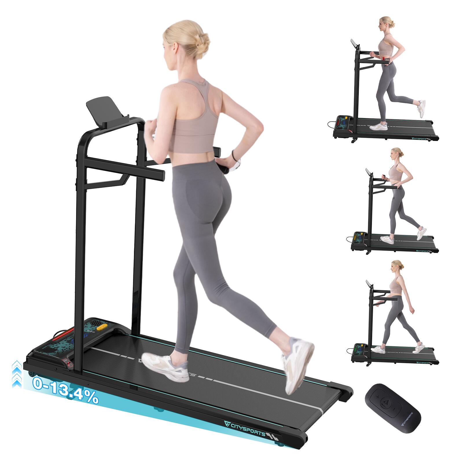 Walking pad-WP6FK-Inclination 13.41%-3 Positions-440W-6 km/h