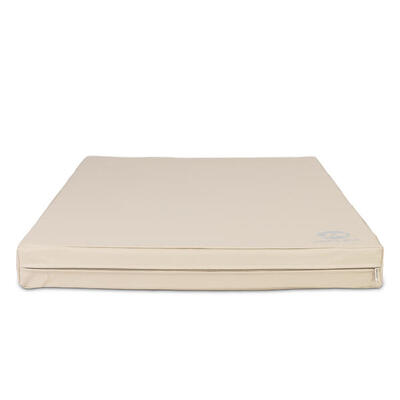 Gymmat 100 x 70 x 8 cm fitness geel/zwart weichbodenmat jeflex