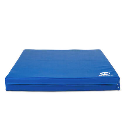 Turnmatte 100 x 70 x 8 cm Fitness rot/schwarz Weichbodenmatte Jeflex