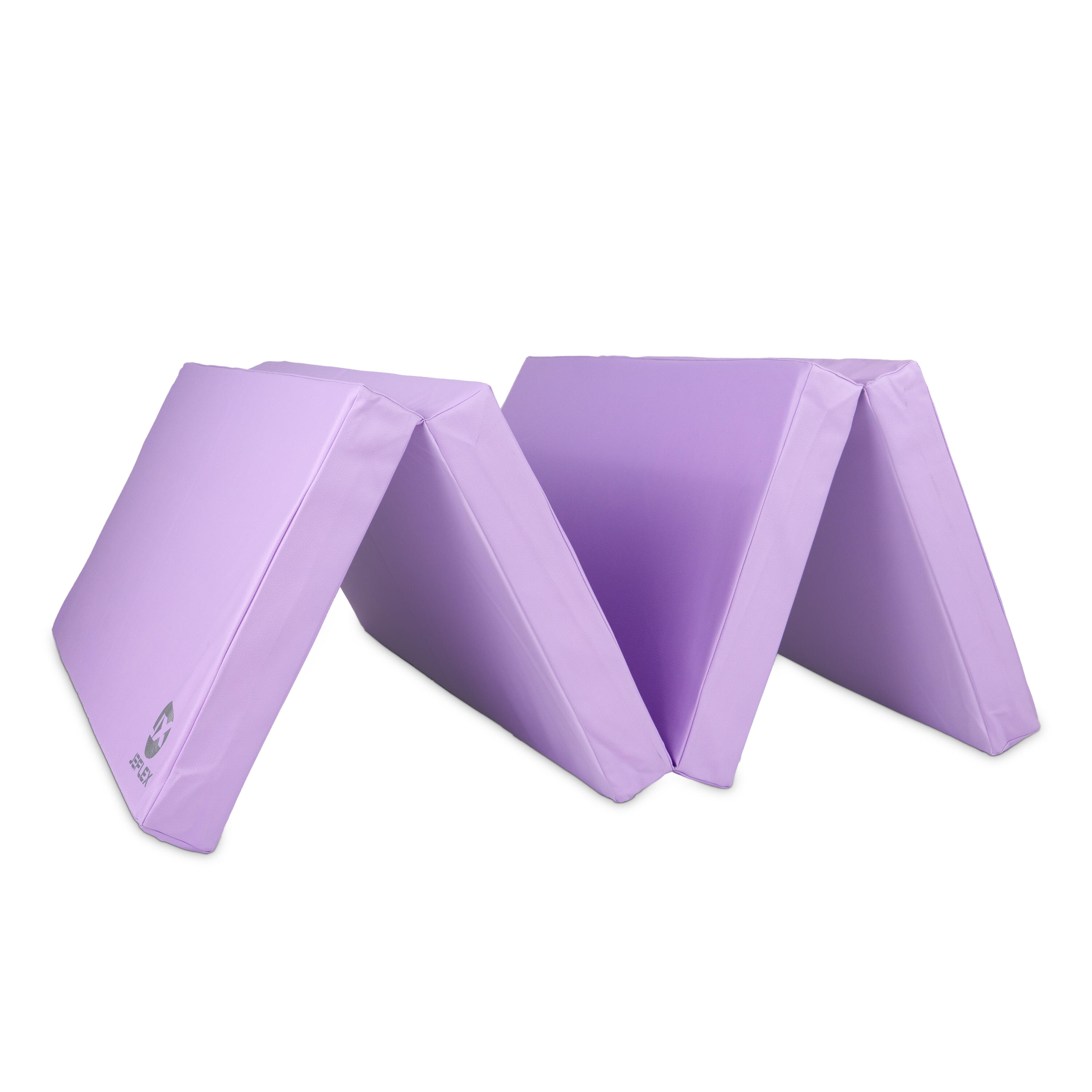 Tappetino per ginnastica 200 x 100 x 8 cm, viola, pieghevole, Jeflex. 3/7