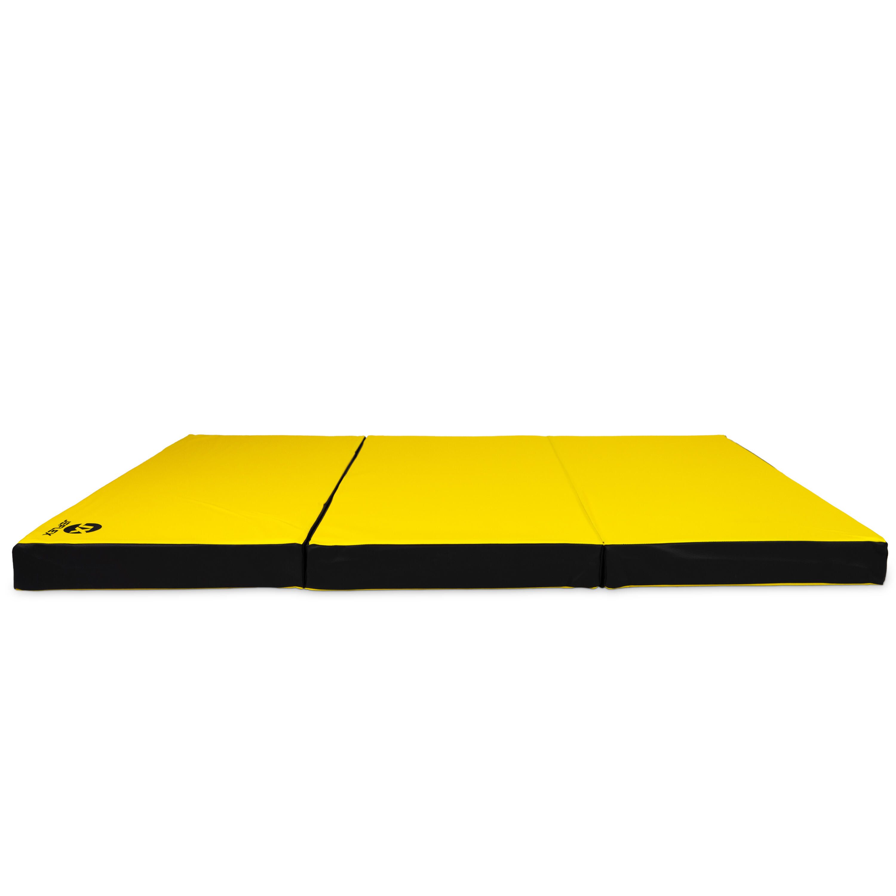 Tapis de gymnastique pliable 150 x 100 x 8 cm, couleur jaune/noir 2/7