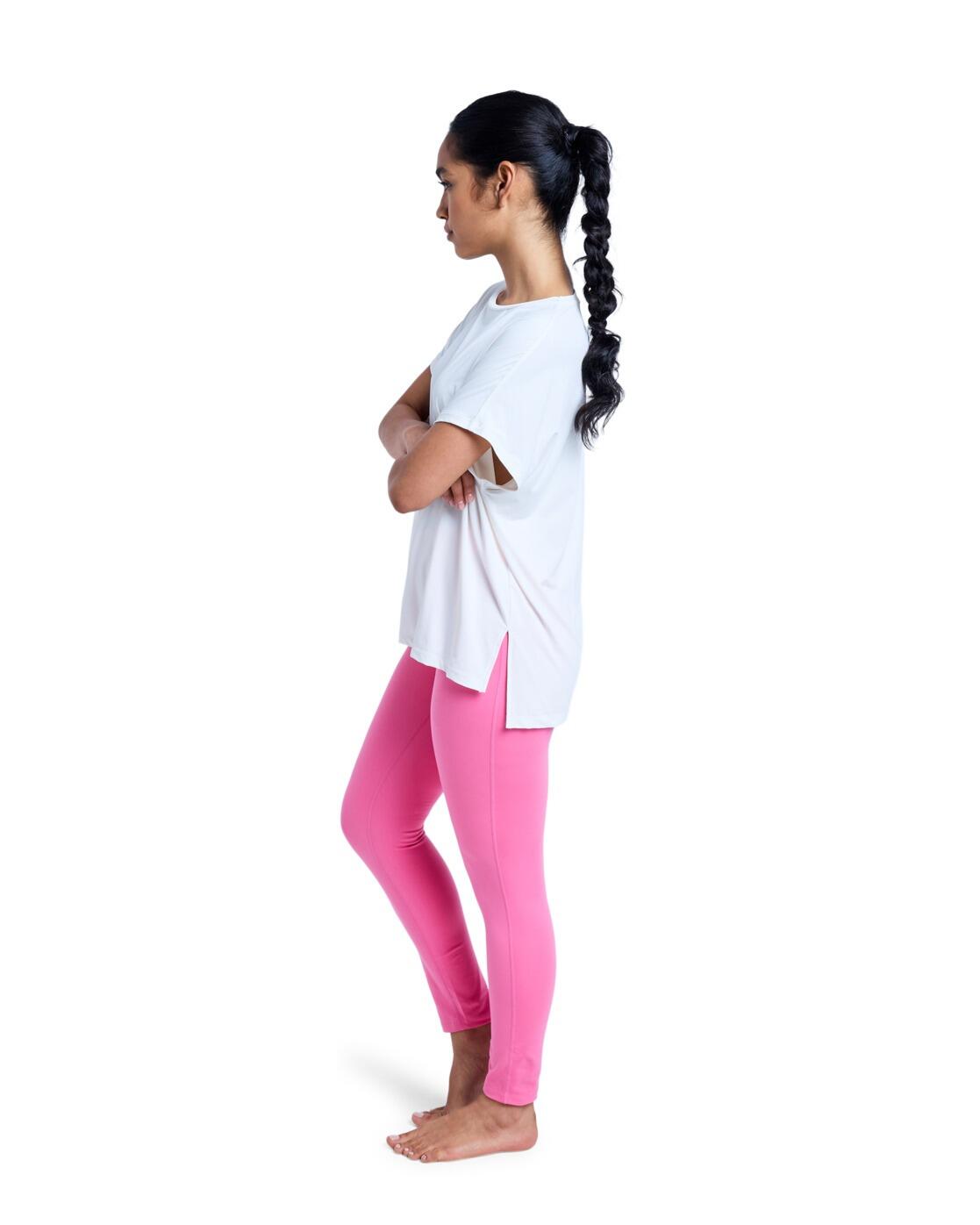 Legging de sport HEART INTO IT ANKLE Rose Femme 3/4