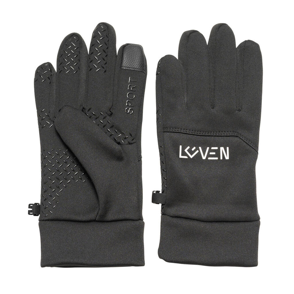 Waterproof, tactile sports gloves for adults
