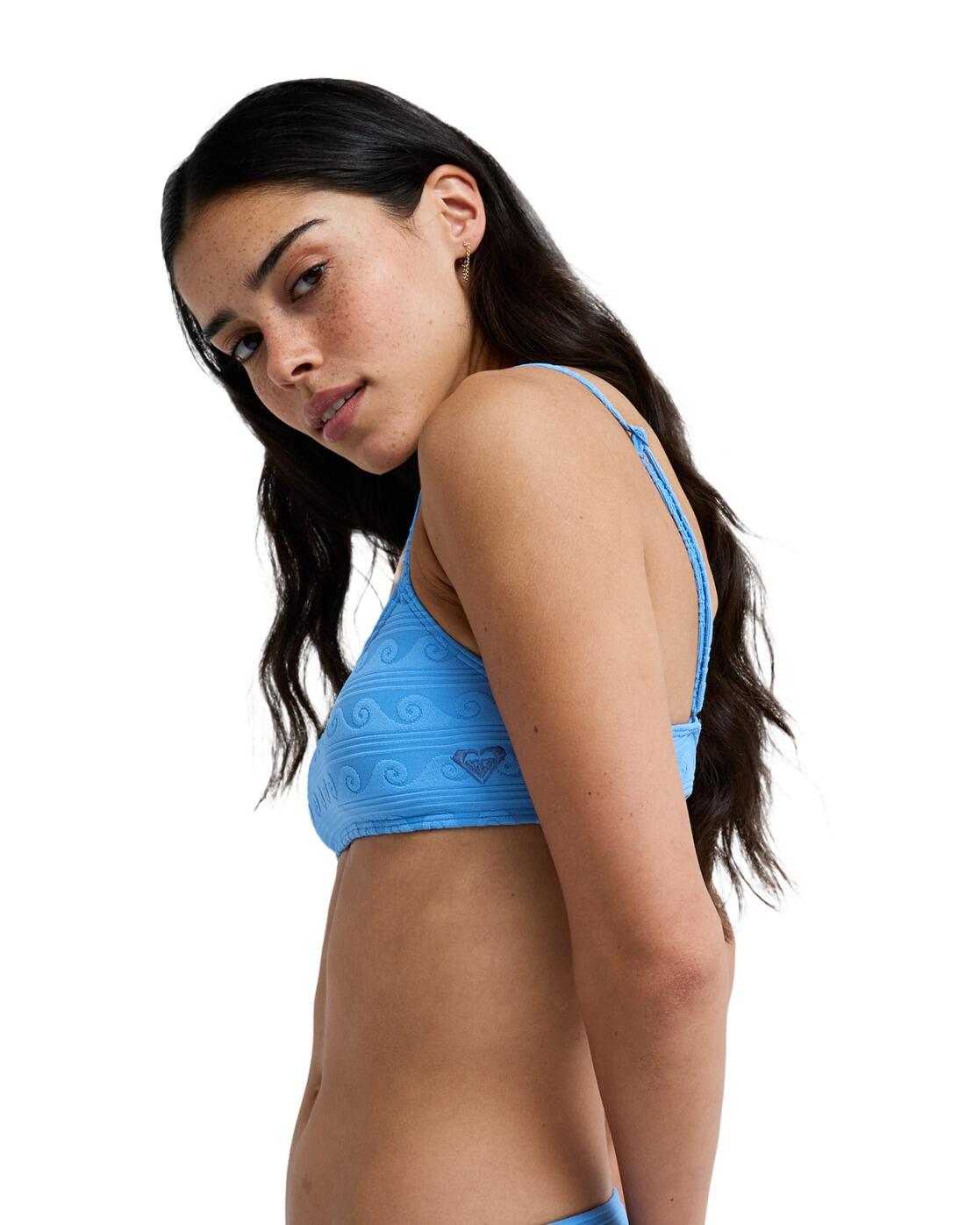 Top de bikini Bralette PARADISE WAVE BRALETTE Azul Mujer 3/4