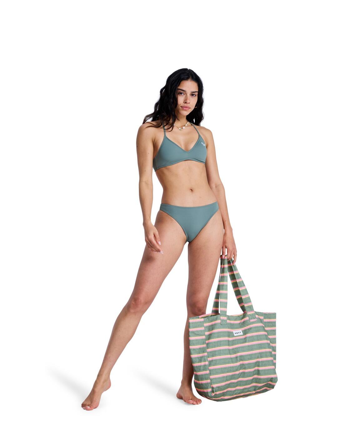 Triangle-Bikinioberteil SOLID ESSENTIALS ATHLETIC TRI Grün Frauen 4/4