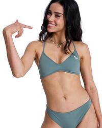 Haut de bikini triangle SOLID ESSENTIALS Bleu Femme