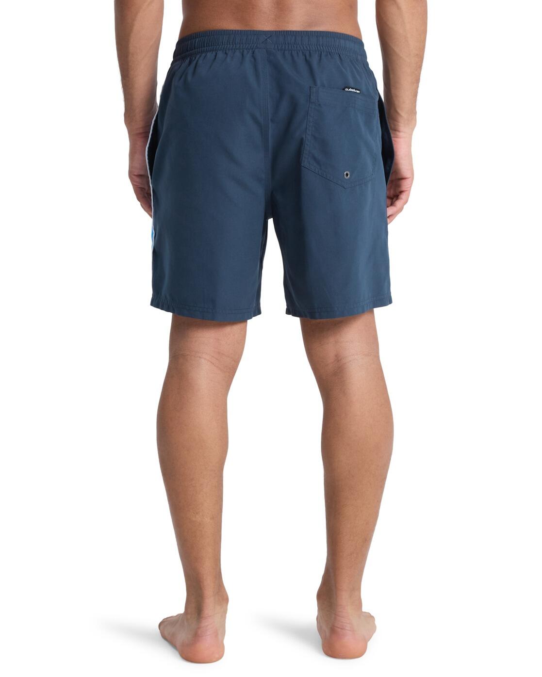 Schwimmshorts EVERYDAY CLICKER VOLLEY 17" Schwarz Herren 3/4