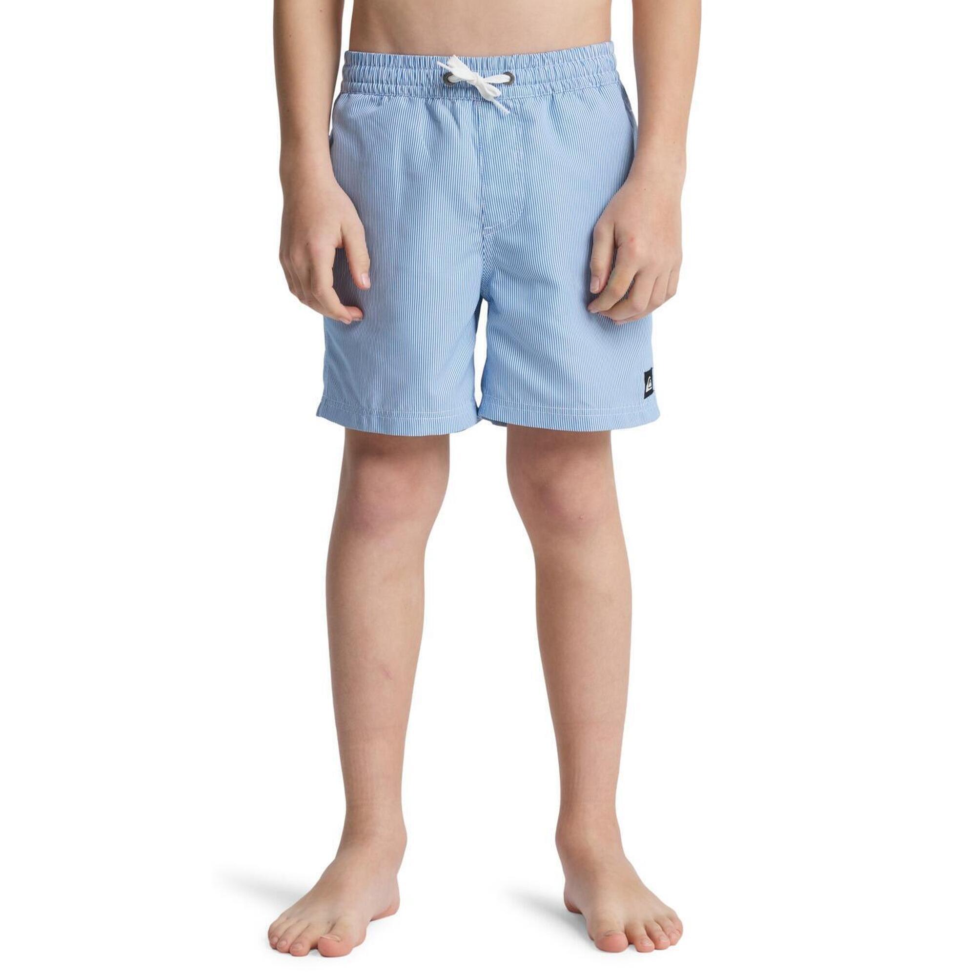Quiksilver - Short De Bain Everyday Deluxe 14" Bleu Garçon - Boxer De Bain - Bleu - 14 À 16 Ans - Decathlon